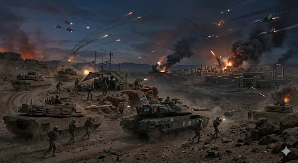 Israel And USA vs Iran War