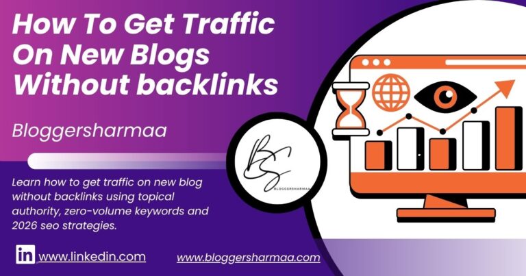 How To get Traffic on New Blogs Without Backlinks
